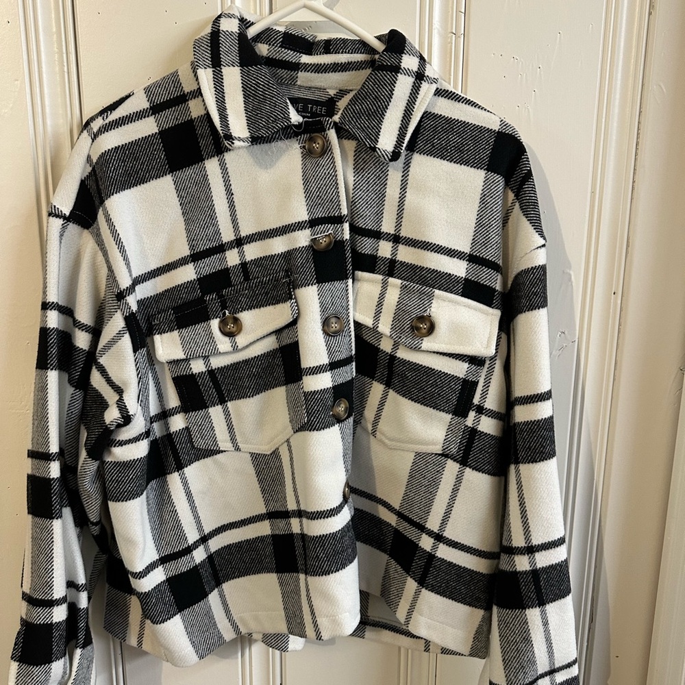 Forever 21 Black and White Utility Jacket